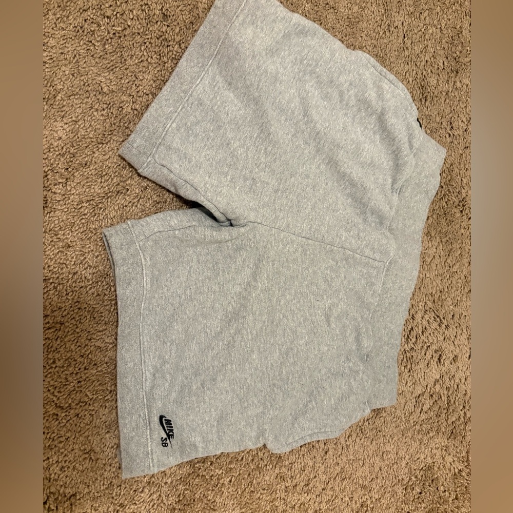 Nike Gray Men's Athletic Shorts with Subtle Logo